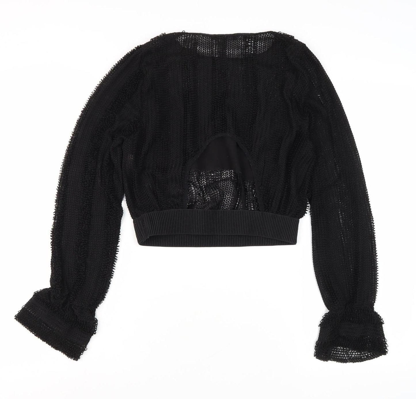 Womens UK Size 12 Zara Black  Blouse