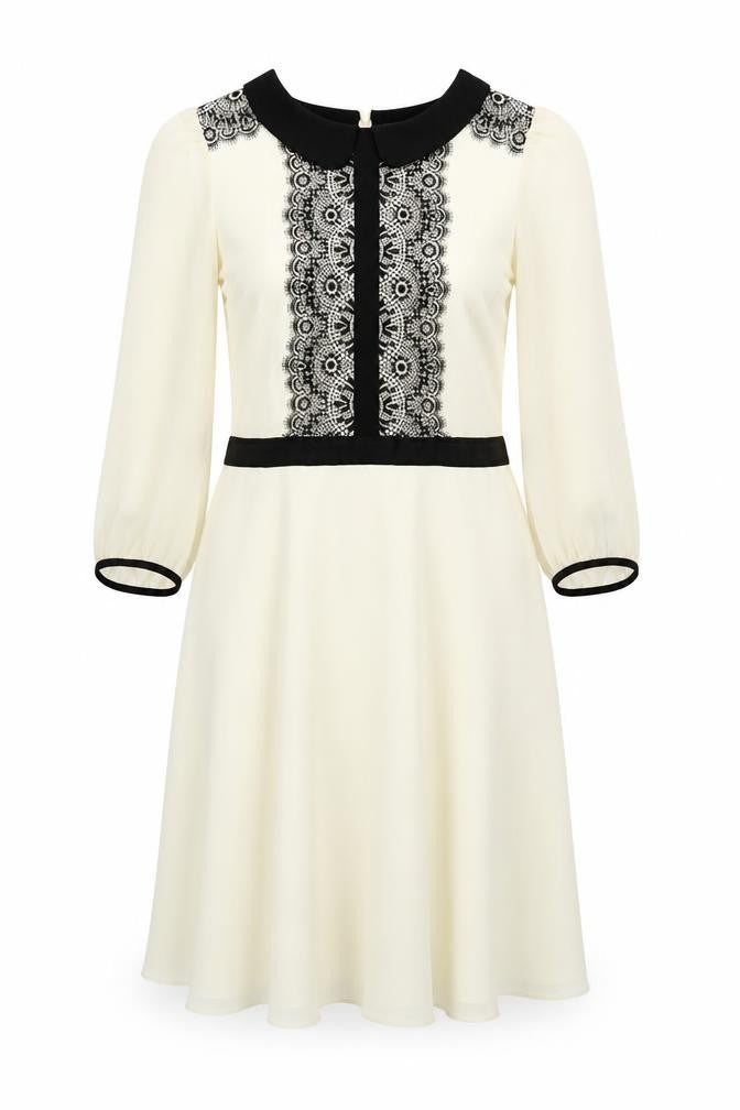 Marks and Spencer Women's Ivory Collared Dress Size 10