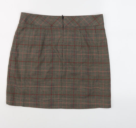 Next Women's Check Pencil Skirt, Size 10, Multicoloured