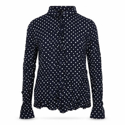 Womens UK Size 4 Divided Black  Button-Up