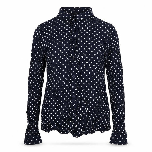 Womens UK Size 4 Divided Black  Button-Up