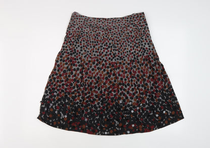 Per Una Women’s Multicoloured A-Line Skirt, Size 12