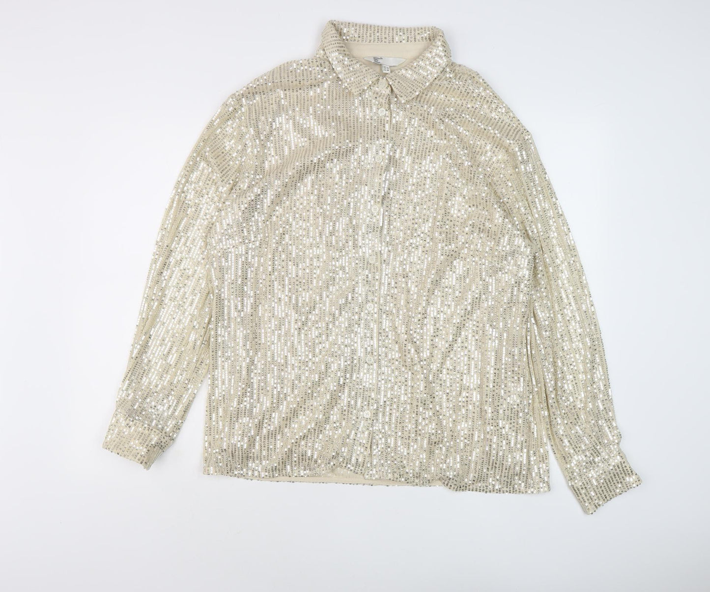 Womens UK Size 16 Friends Like These Gold  Blouse