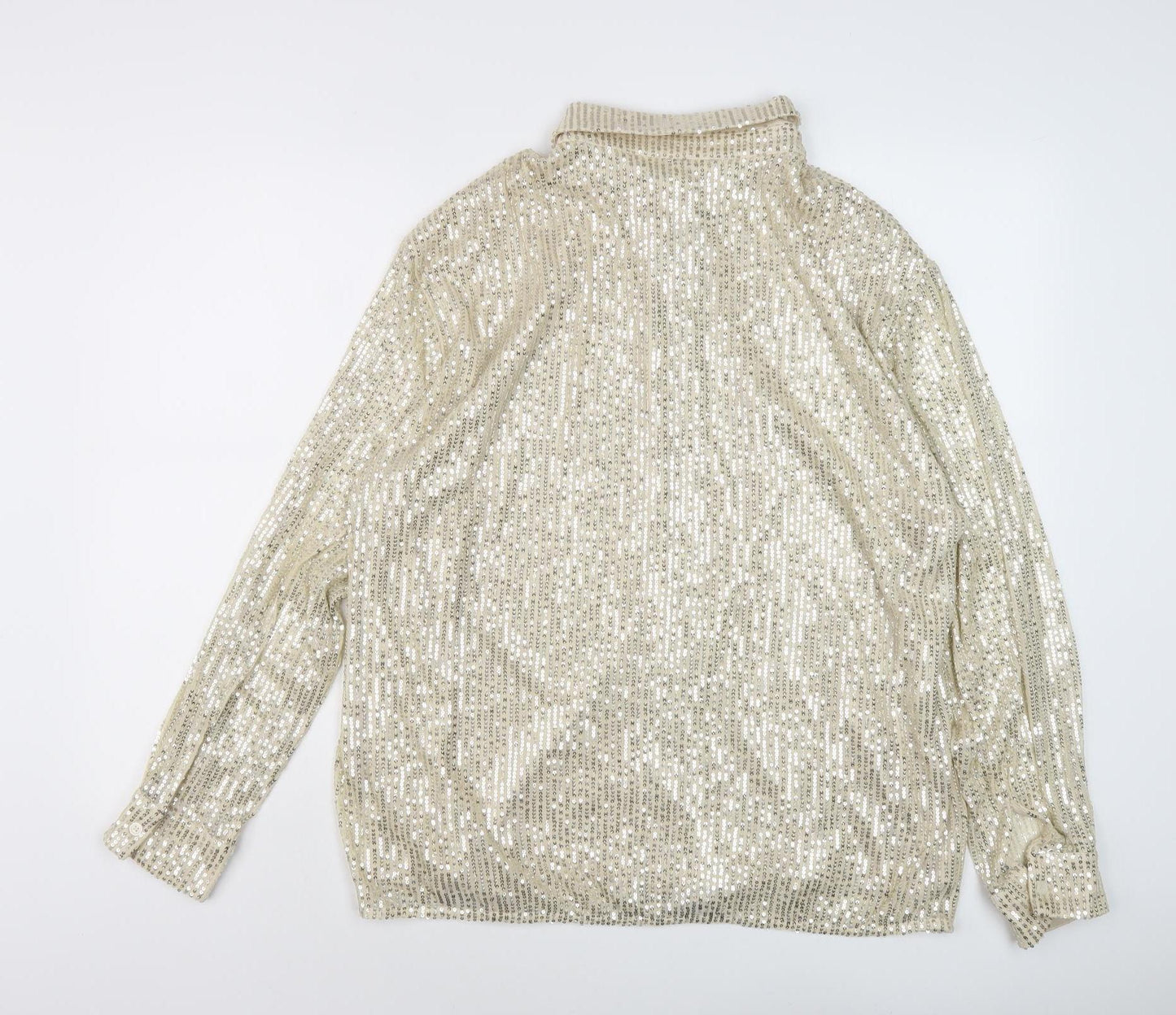 Womens UK Size 16 Friends Like These Gold  Blouse