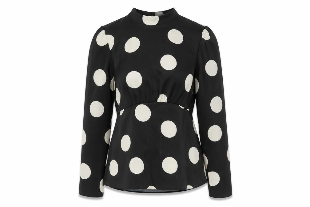 Womens UK Size 8 New Look Black Basic Blouse