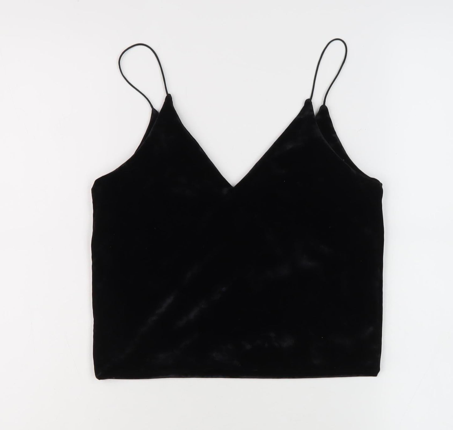 Womens UK Size S Urban renewal Black Camisole Tank
