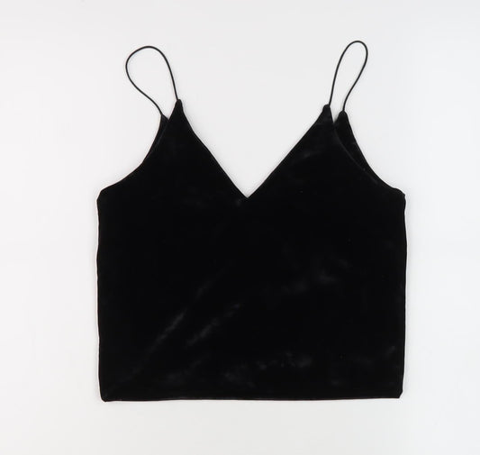 Womens UK Size S Urban renewal Black Camisole Tank