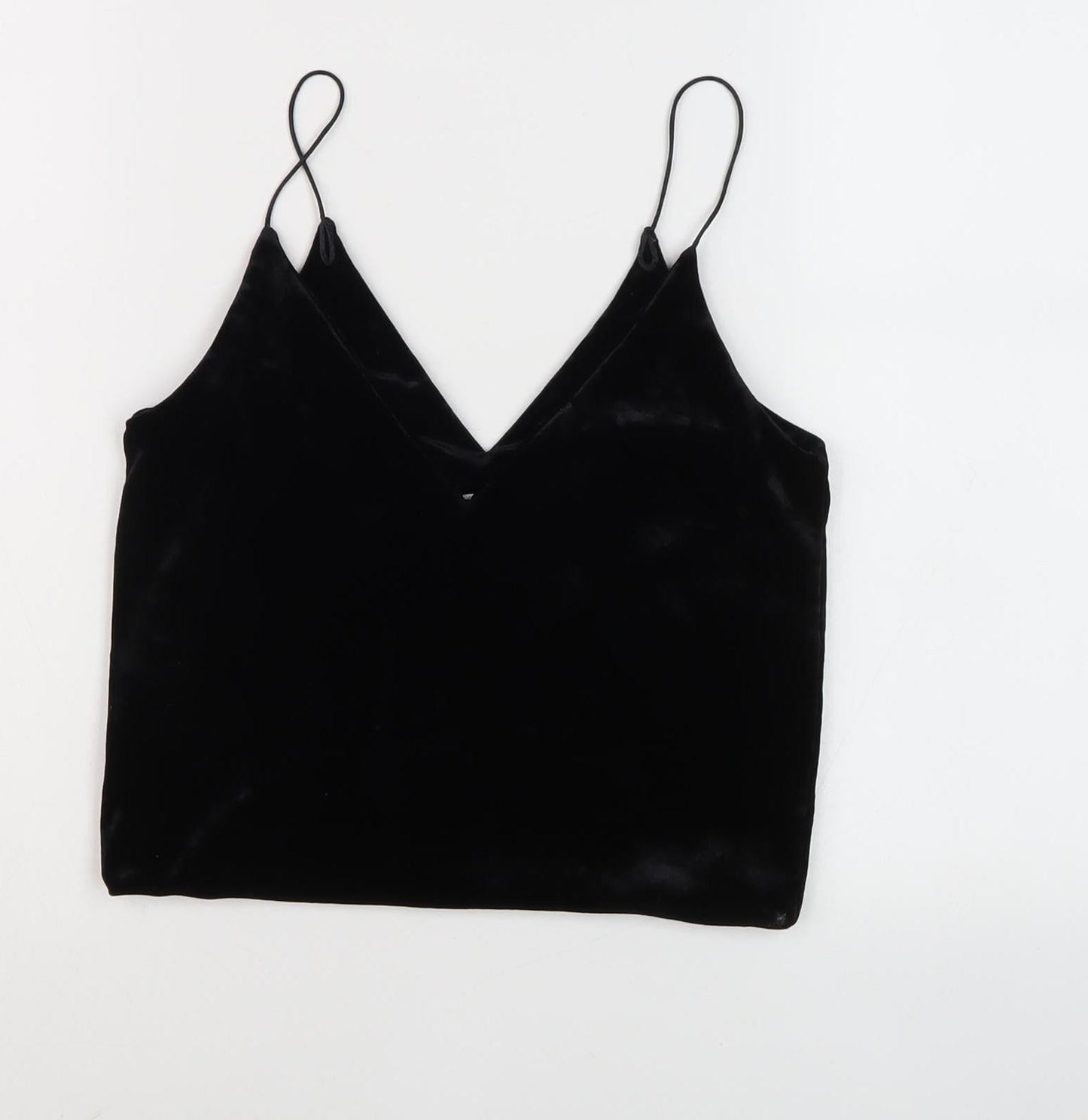 Womens UK Size S Urban renewal Black Camisole Tank