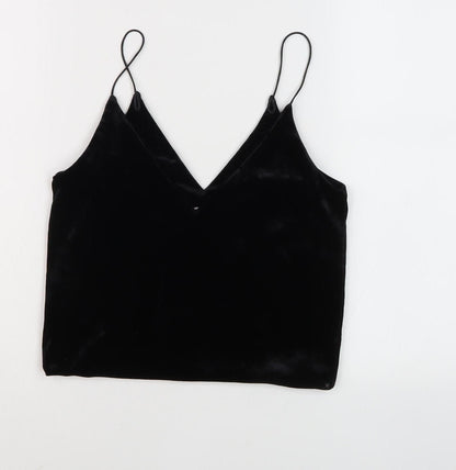 Womens UK Size S Urban renewal Black Camisole Tank