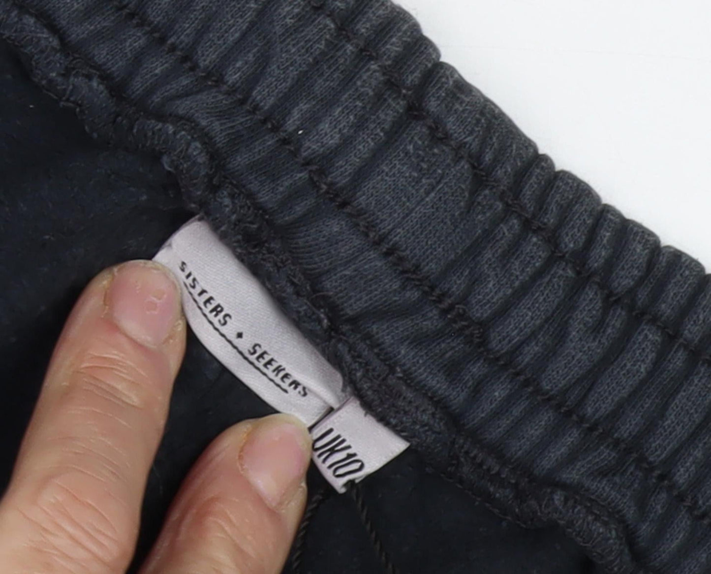 Sisters Seekers Women's Black Jogger Trousers Size 10