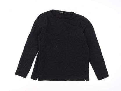 Womens UK Size S Rohan Black Basic T-Shirt