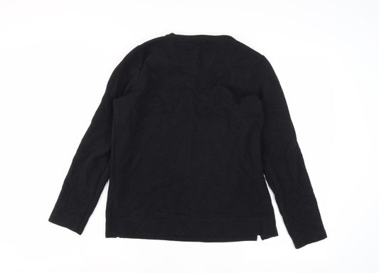 Womens UK Size S Rohan Black Basic T-Shirt