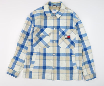 Mens UK Size L Tommy Jeans Blue
