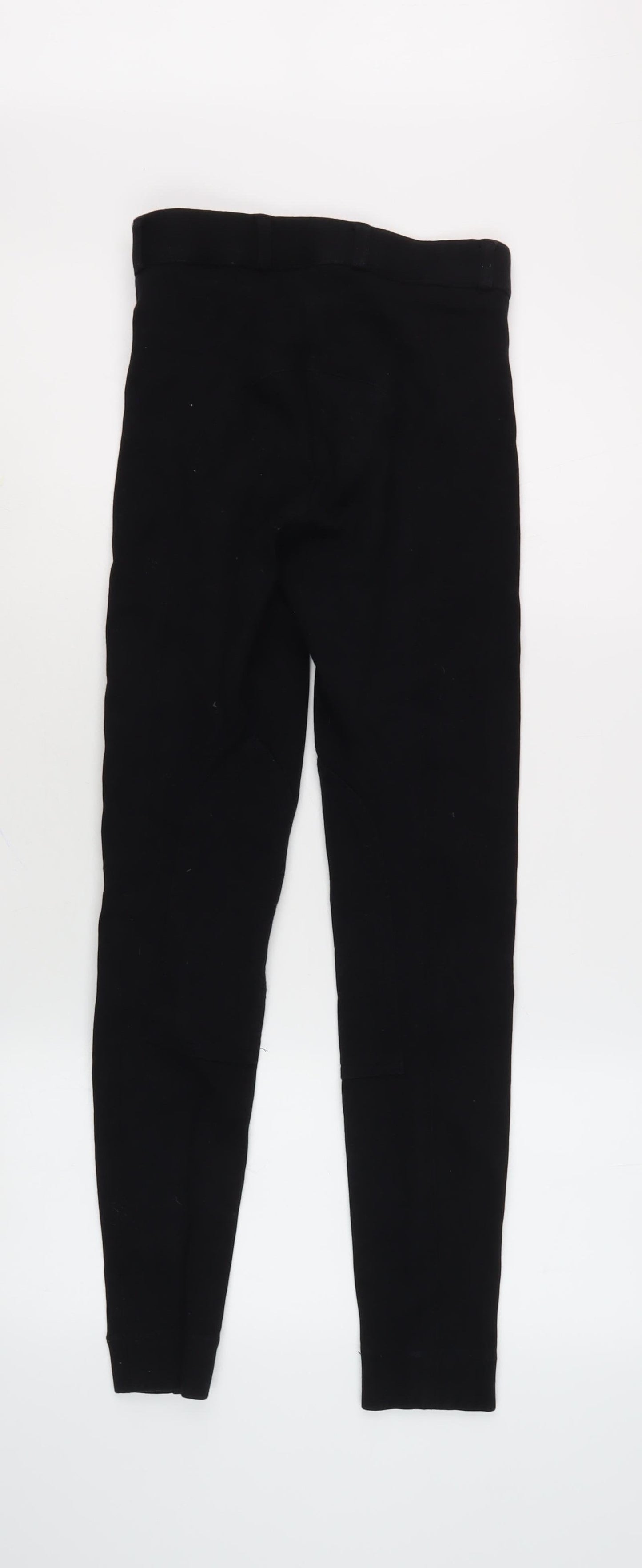 Whitaker Girls Black Slim Trousers Size L Cotton Blend