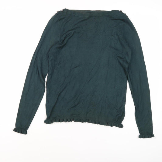 Womens UK Size 12 Wallis Green  Jumper