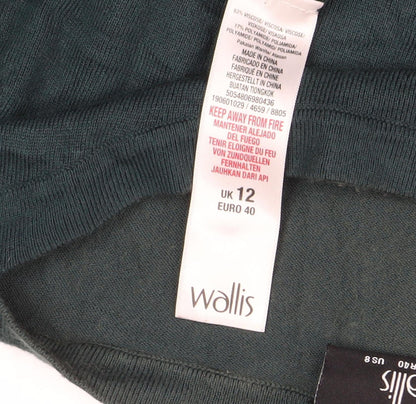 Womens UK Size 12 Wallis Green  Jumper
