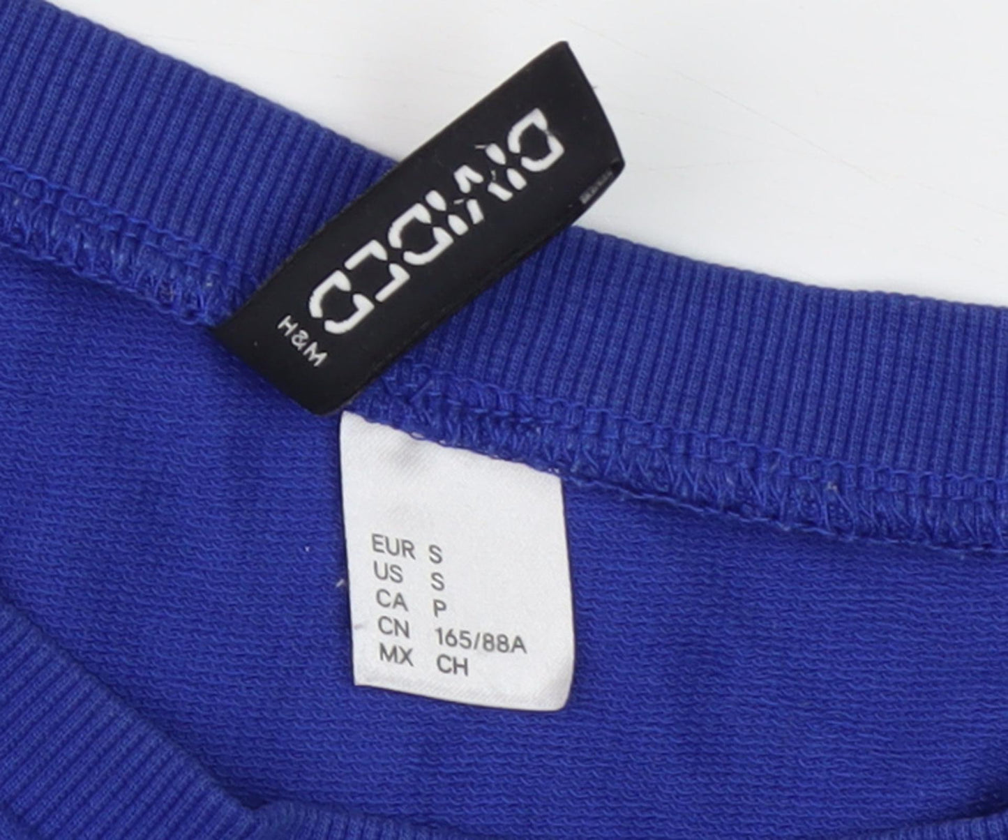 Womens UK Size S H&M Blue  T-Shirt