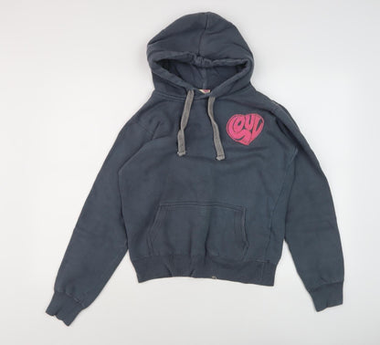 Souical Women's Grey Pullover Hoodie Size 12