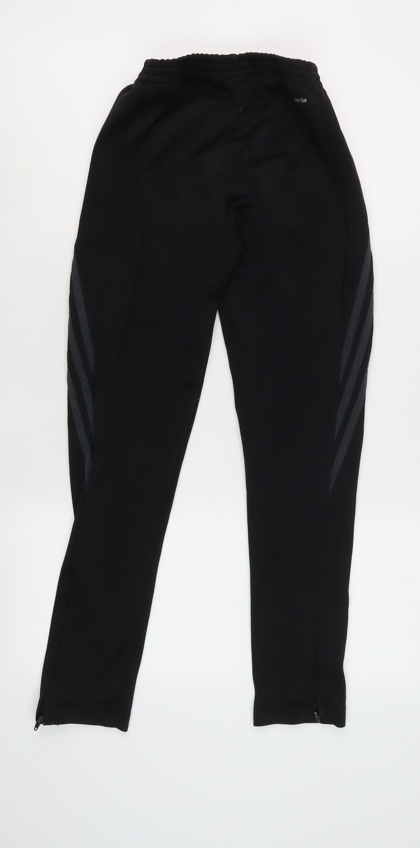 Adidas Boys' Black Track Pants, 12Y, Breathable & Stylish