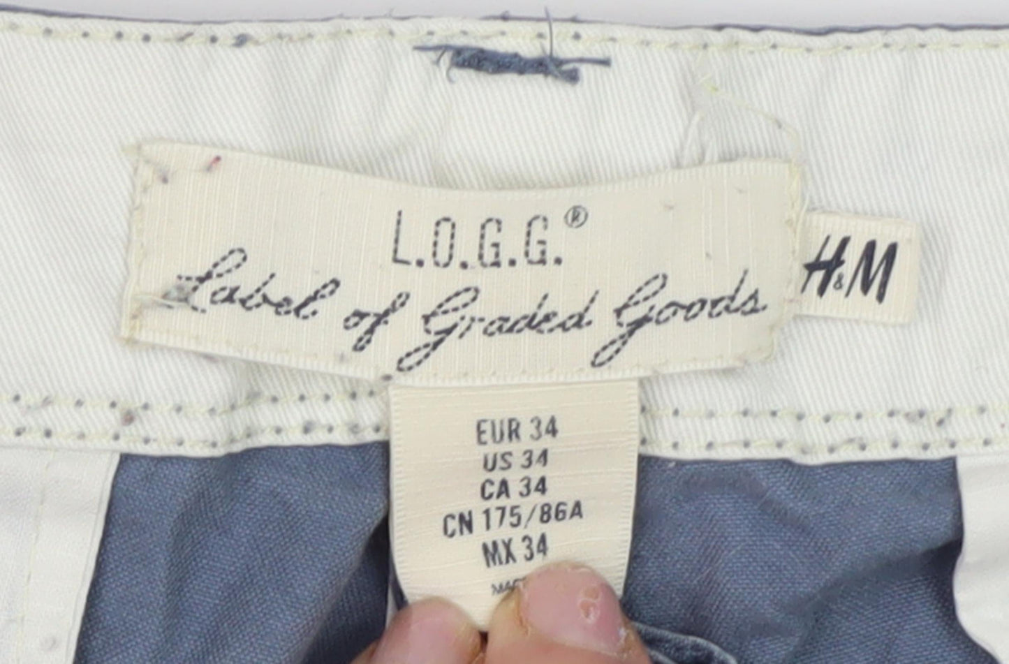 Unisex Adultss UK Size 6 H&M Regular Fit Cargo Shorts