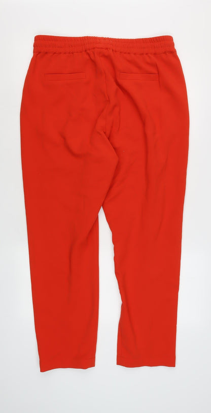 Womens UK Size M Great Plains Regular Fit Jogger Red Trousers