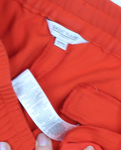 Womens UK Size M Great Plains Regular Fit Jogger Red Trousers