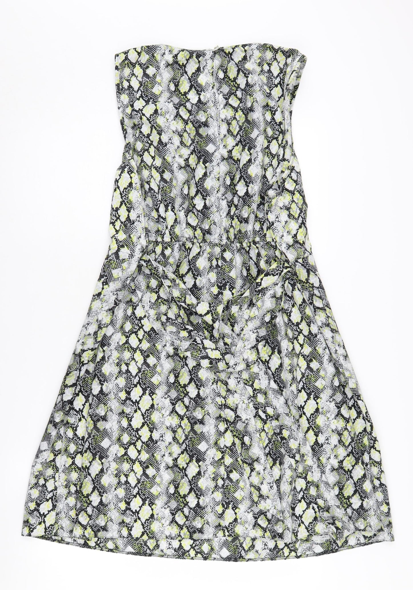 Dorothy Perkins Petite Animal Print Dress - Multicoloured - Size 18