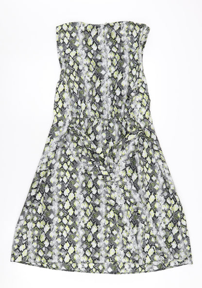 Dorothy Perkins Petite Animal Print Dress - Multicoloured - Size 18