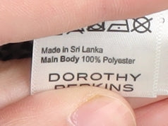 Dorothy Perkins Petite Animal Print Dress - Multicoloured - Size 18