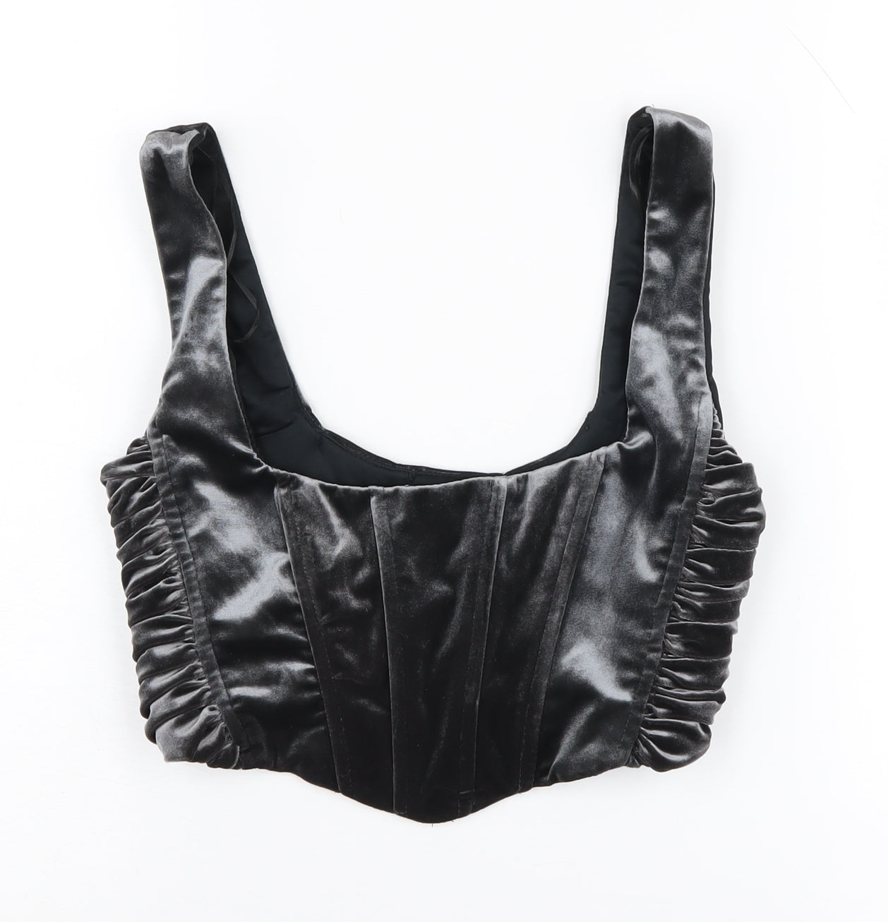 Womens UK Size S Zara Black Camisole Blouse