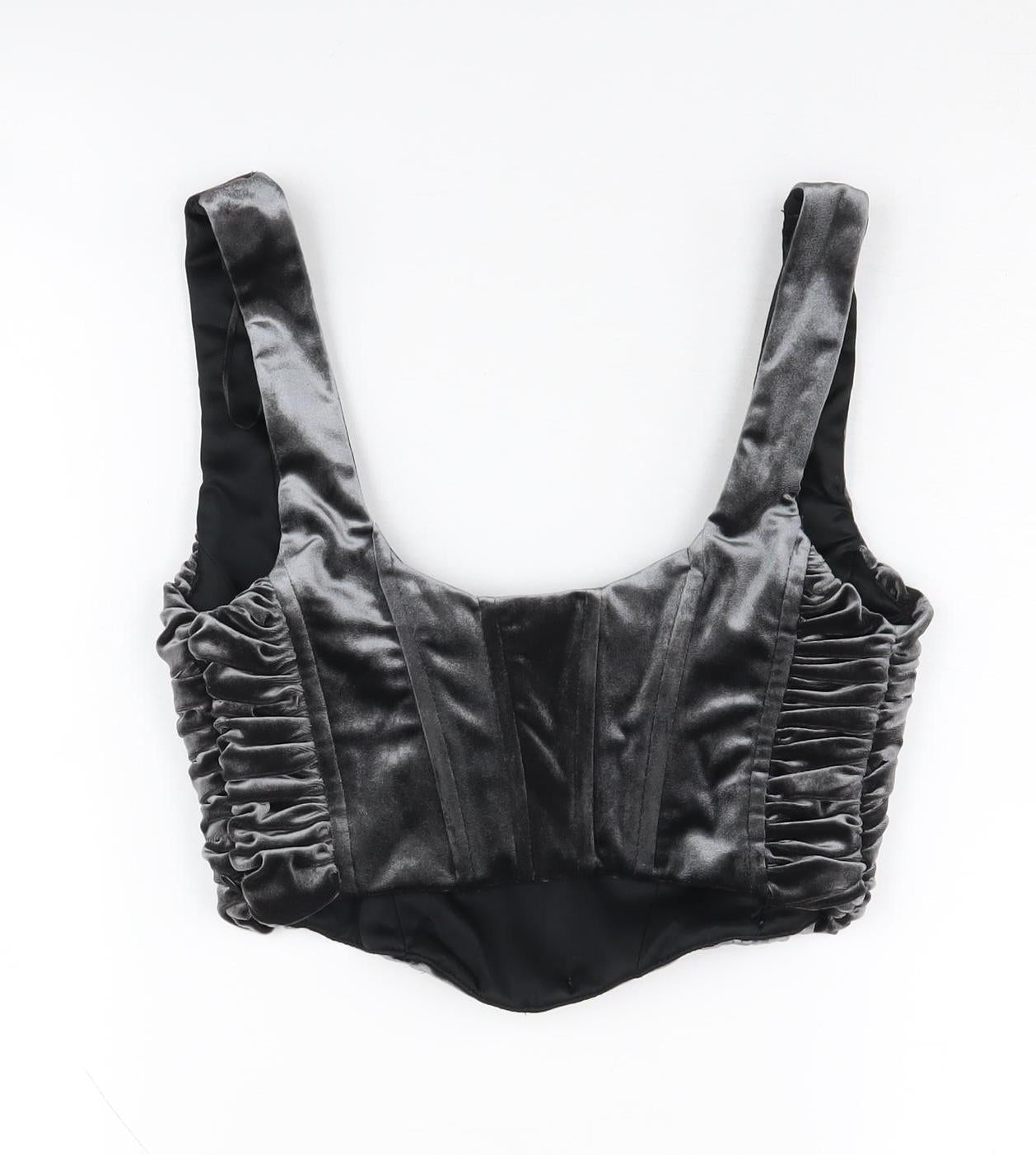 Womens UK Size S Zara Black Camisole Blouse
