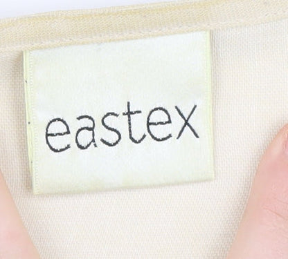 Eastex Women's Beige Blazer UK 14, Polyester, 3/4 Sleeve