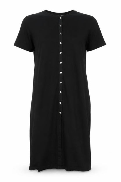 Zara Women's Black Midi Shirt Dress - Size S