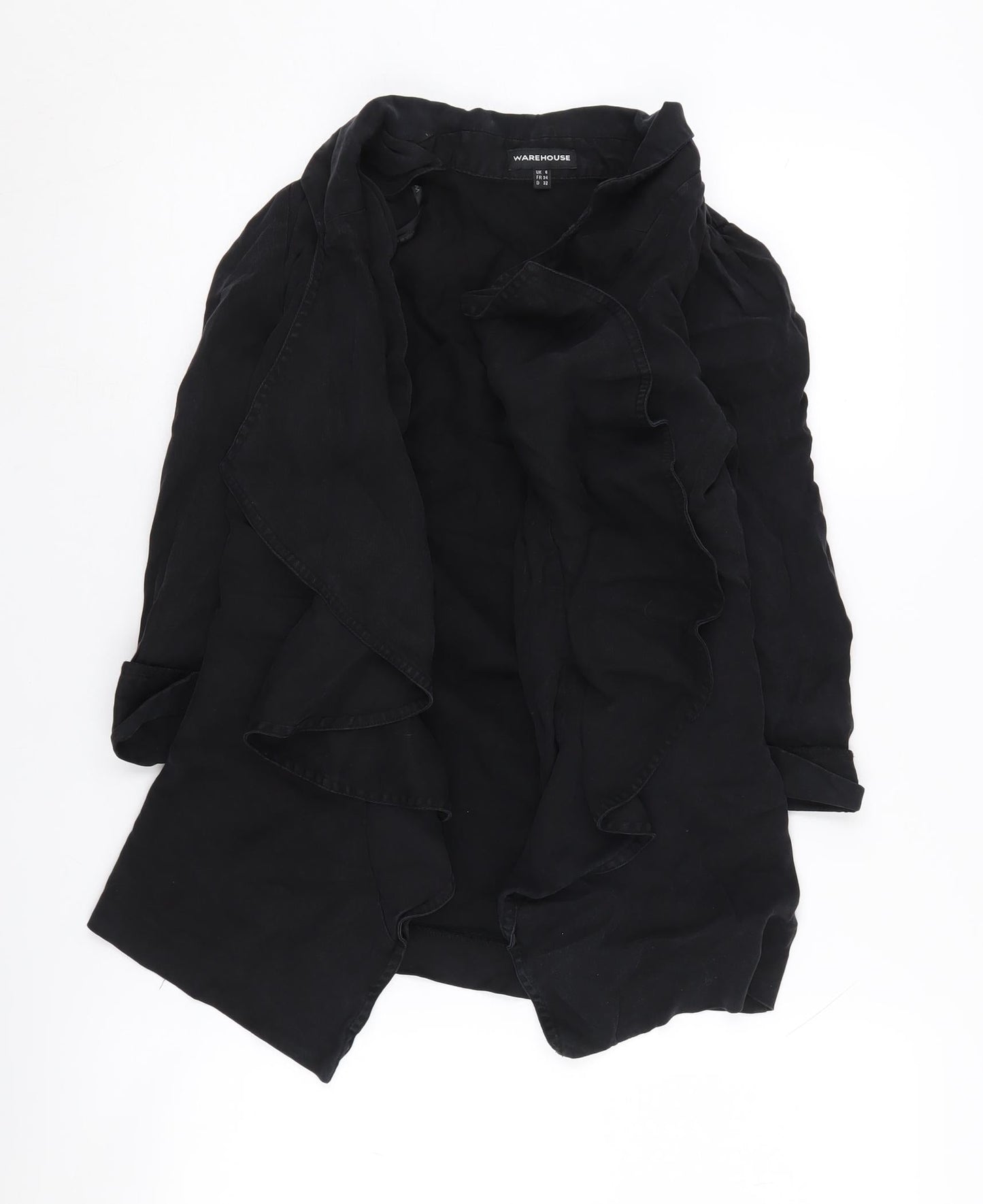 Womens UK Size 6 Warehouse Regular Black Blazer