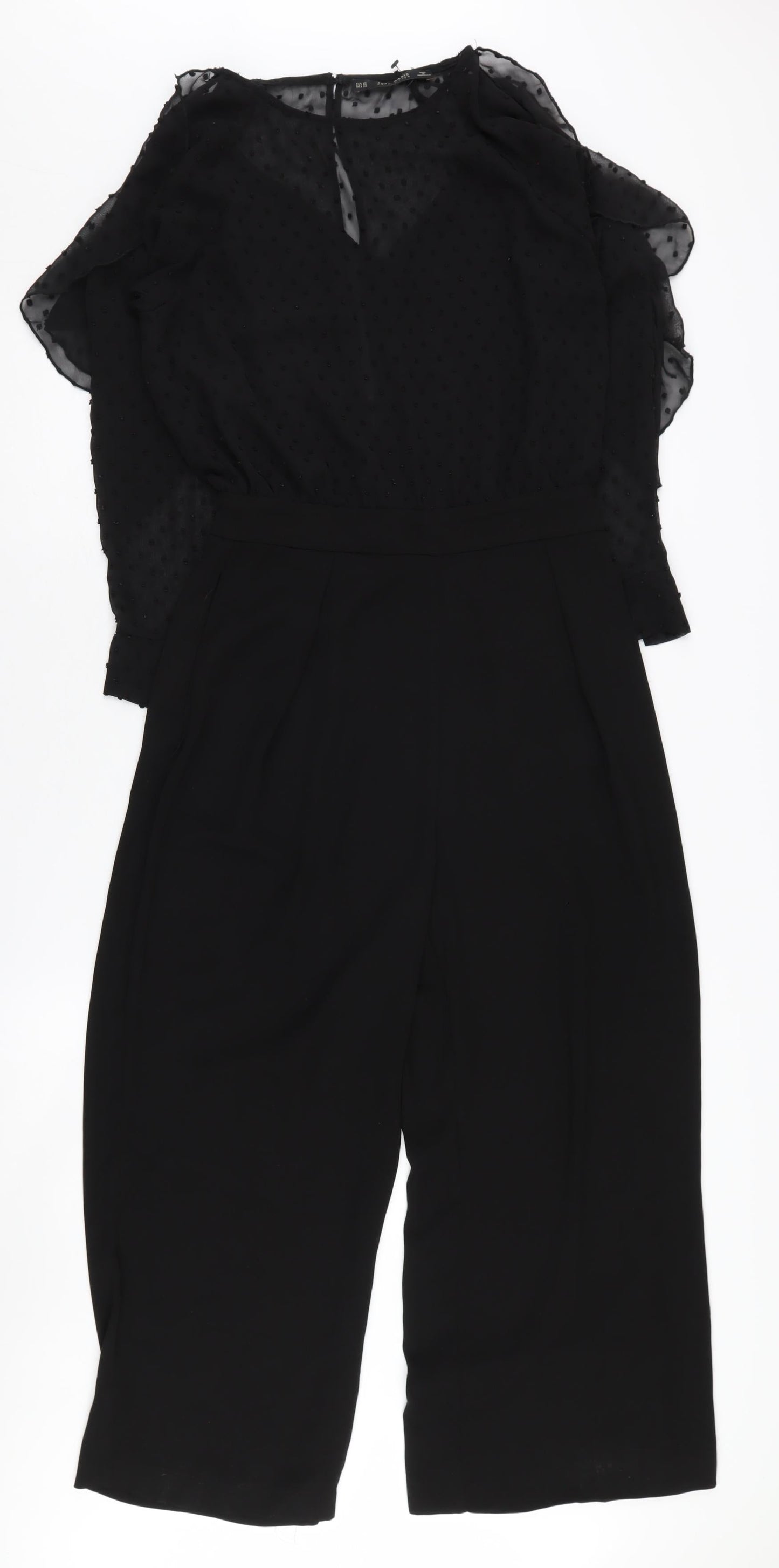 Zara Women's Black XS Jumpsuit - Casual & Stylish