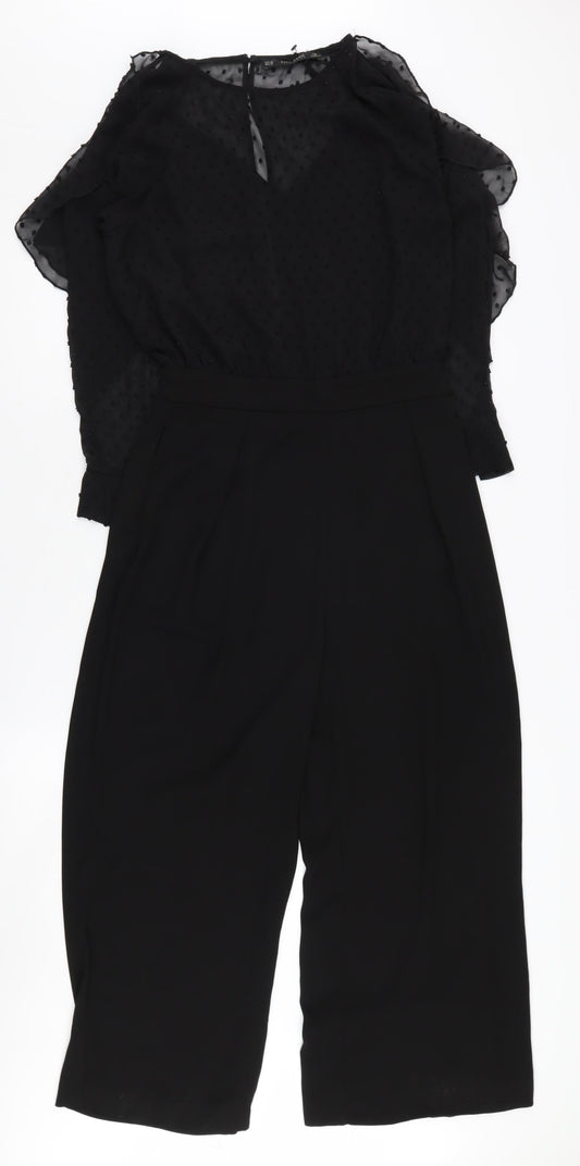 Zara Women's Black XS Jumpsuit - Casual & Stylish