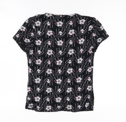 Womens UK Size 10 J.Taylor Black  Blouse