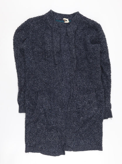 Womens UK Size 8 White Stuff Blue Cardigan Jumper