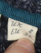 Womens UK Size 8 White Stuff Blue Cardigan Jumper