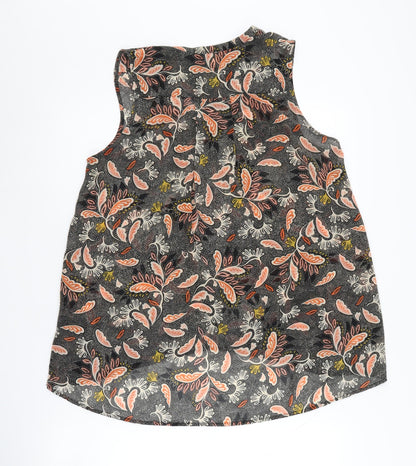 Womens UK Size 8 H&M Multicoloured Basic Blouse
