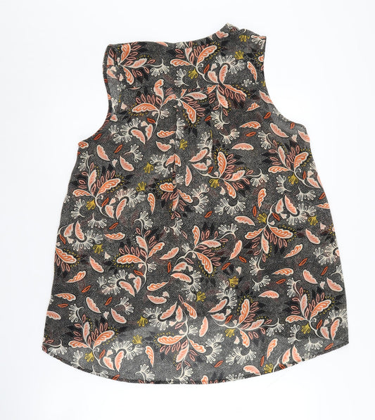 Womens UK Size 8 H&M Multicoloured Basic Blouse