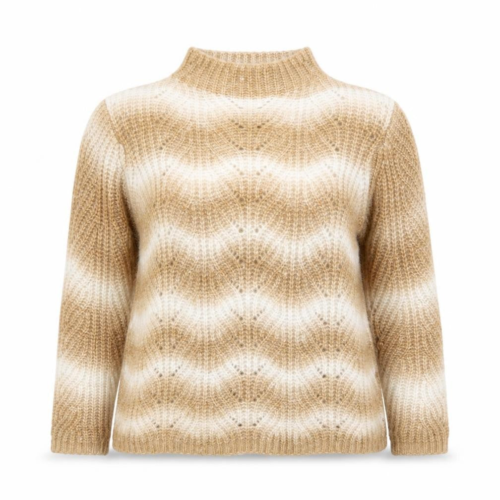 Womens UK Size L Damart Beige Pullover Jumper