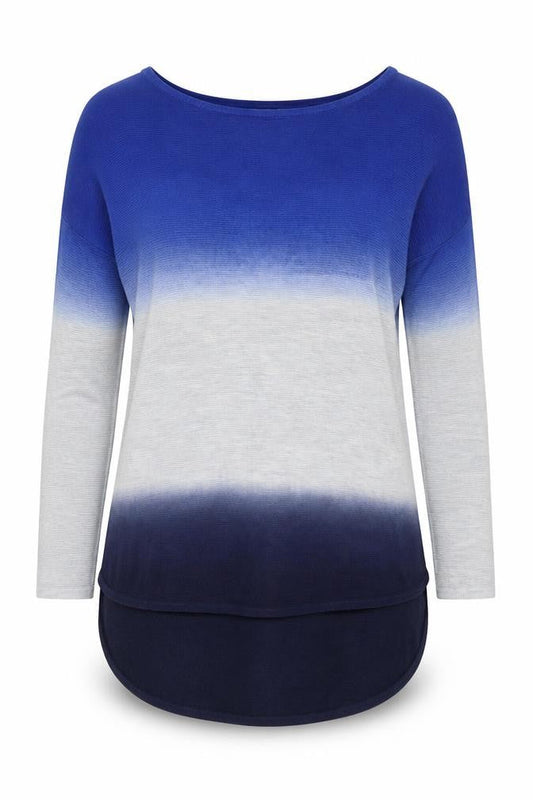 Womens UK Size 8 Phase Eight Blue Pullover Jumper