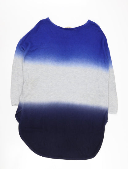 Womens UK Size 8 Phase Eight Blue Pullover Jumper