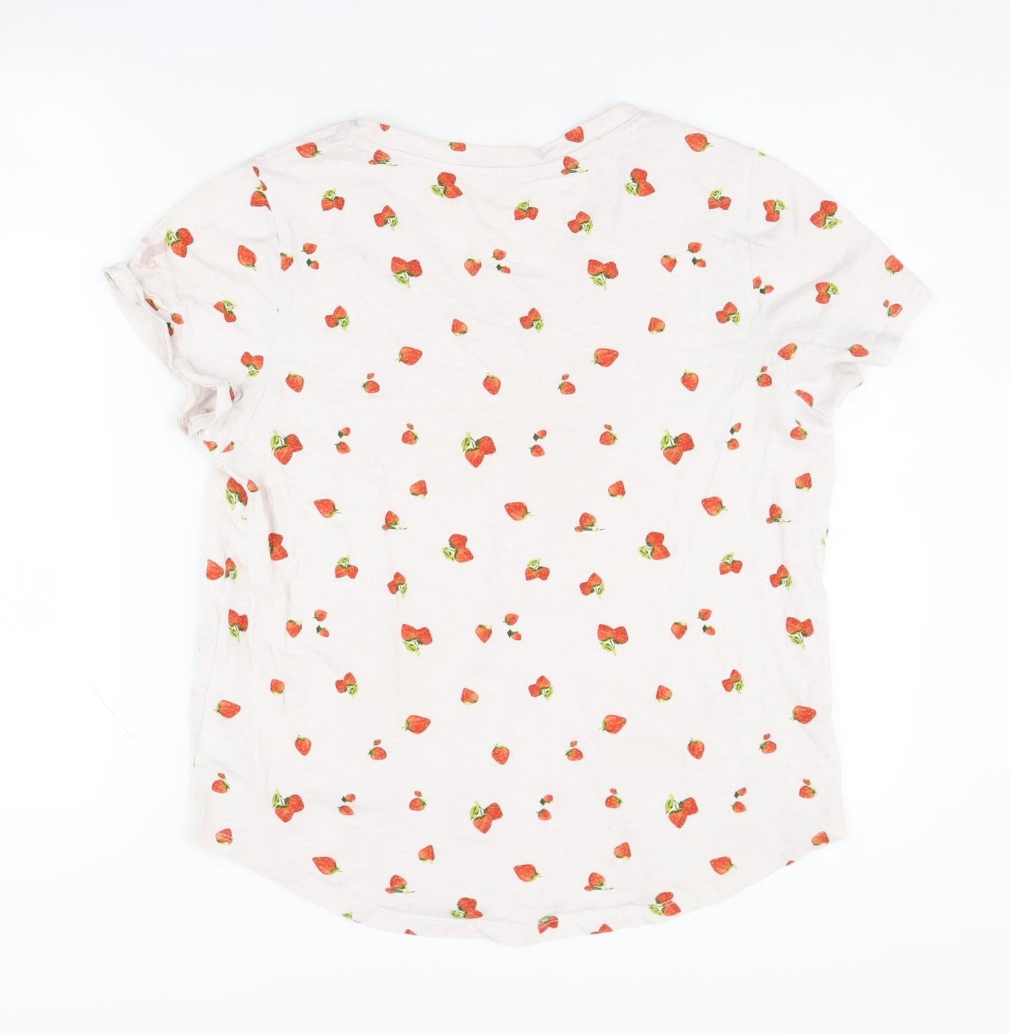 Womens UK Size M Old Navy White Basic T-Shirt