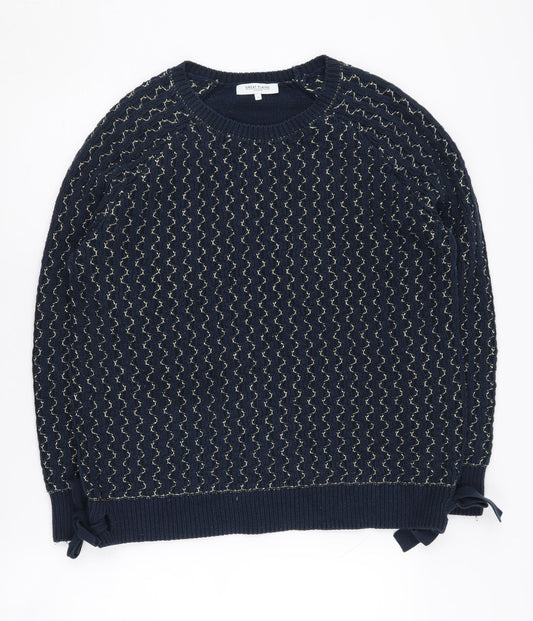 Great Plains Women's Blue Pullover Jumper, S, Crew Neck