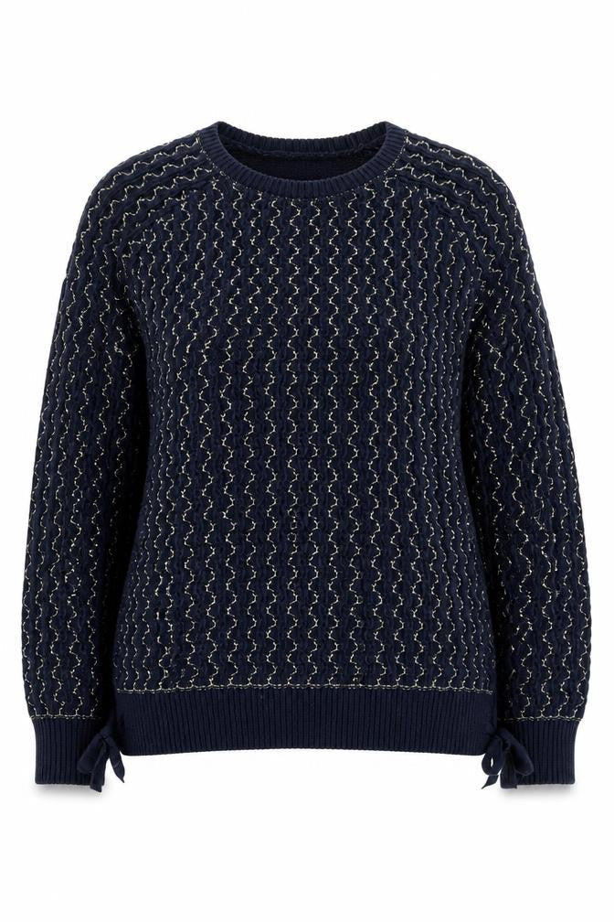 Great Plains Women's Blue Pullover Jumper, S, Crew Neck