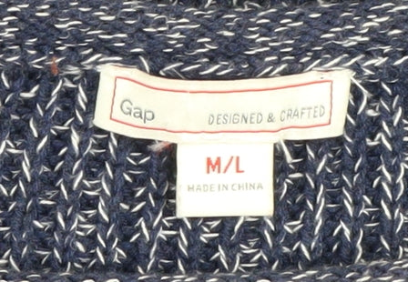 Gap Women's Blue Pullover Jumper M/L