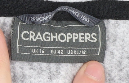 Craghoppers Women's Grey Hoodie - Size 16, Outdoor Wear