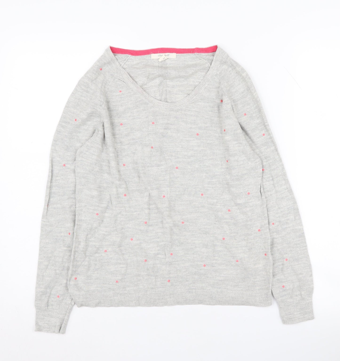 Womens UK Size 6 White Stuff Grey Pullover Jumper